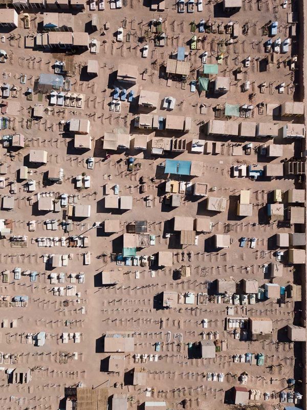 Aerial landscape photography - city landscape photos - Cemetery in the Atacama Desert